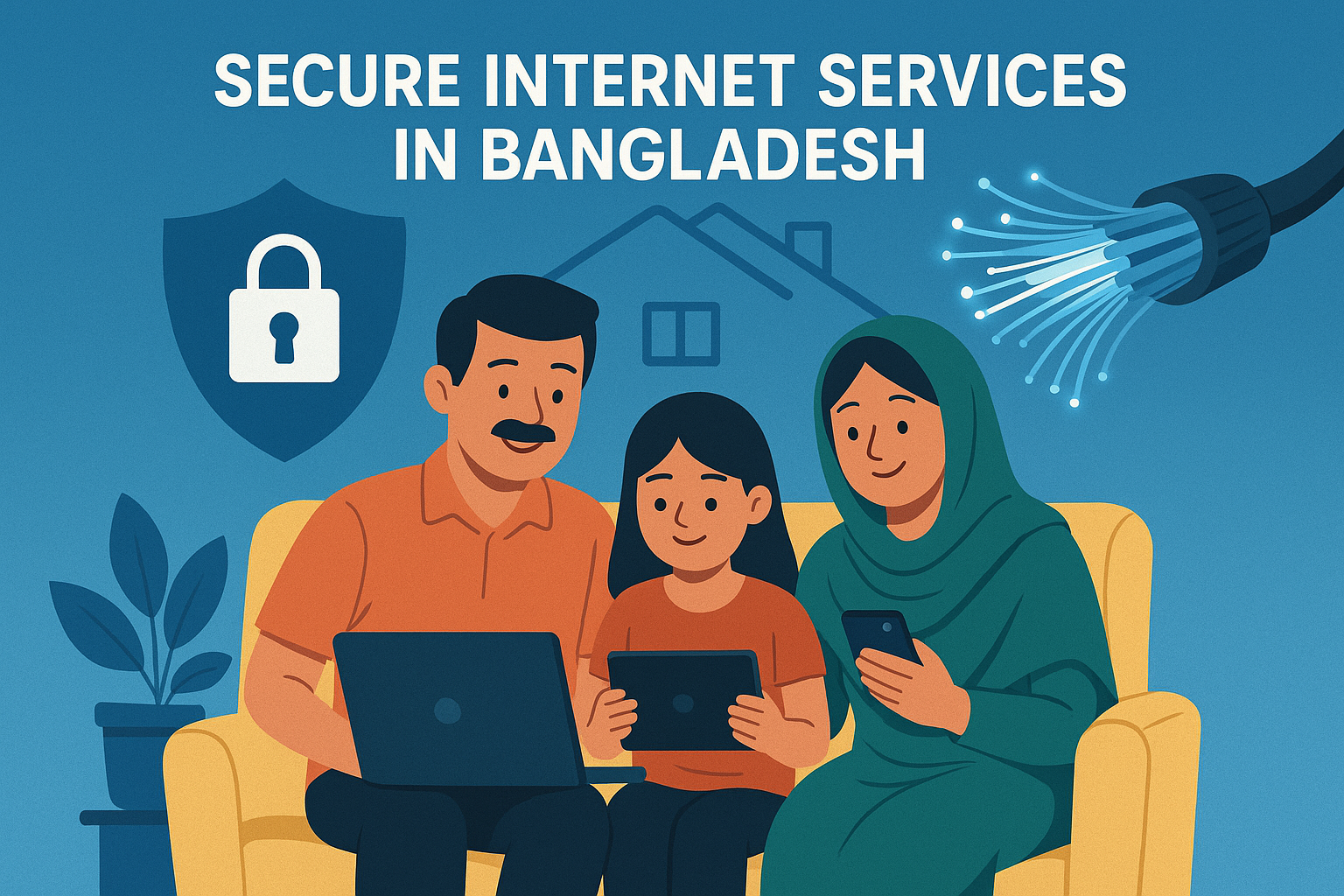 Secure Internet Services in Bangladesh: Safe Fiber & Home Network Guide