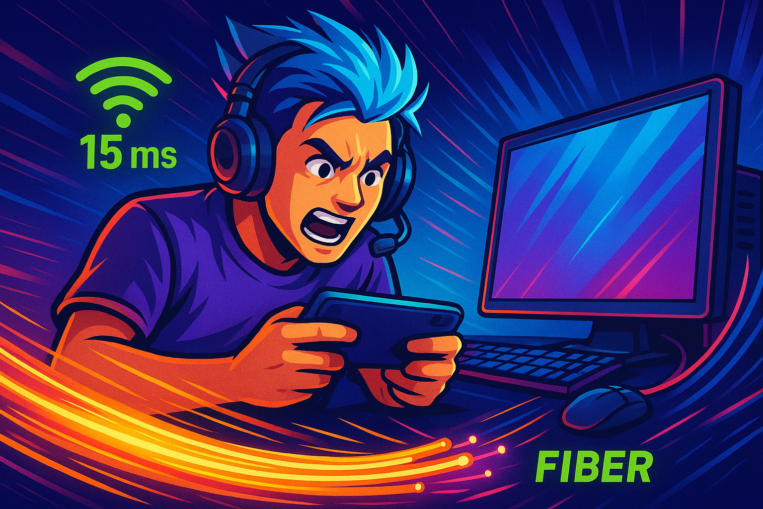 PUBG, Valorant & Free Fire: Low-Ping Fiber Settings for Dhaka Gamers