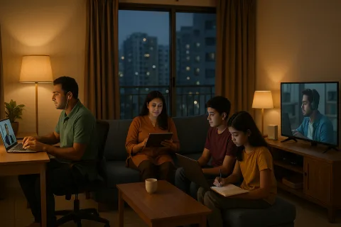 How to Choose a Family Fiber Plan for a Dhaka Household of Four